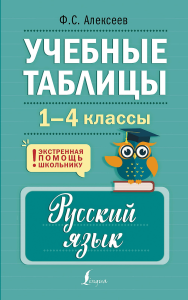 Учебные таблицы. Русский язык. 1-4 классы. Алексеев Ф.С.