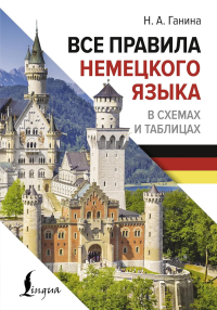 Все правила немецкого языка в схемах и таблицах. Ганина Н.А.