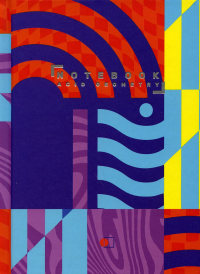 Блокнот "Кислотная геометрия, Волны " / "Acid geometry", waves (А6, 128 стр., клетка).