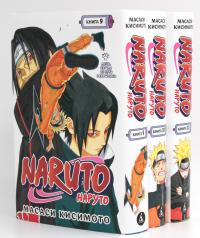 Naruto. Наруто: Кн. 9 - 11: манга (комплект из 3-х книг). Кисимото М.