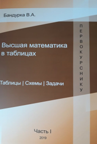 Высшая математика в таблицах. Часть 1. Бандурка В.А.