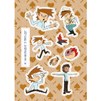 Лист Стикеров "13 Карт: Габриэль. Земля Королей". Нечитайло Ф.К.