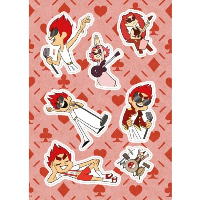 Нечитайло Ф.. Лист Стикеров "13 Карт: Данте. Земля Королей"