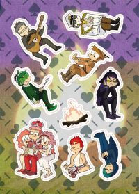 Лист Стикеров "13 Карт. Конец. Земля Королей". Нечитайло Ф.К.