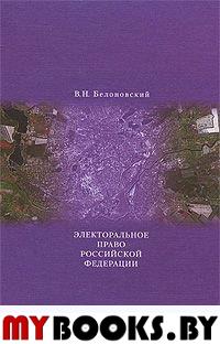 Белоновский В.Н. Электоральное право Российской Федерации. - М.: РГГУ, 2010. - 1070 с.