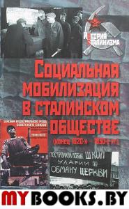 Социальная мобилизация в сталинском обществе (конец 1920-х - 1930-е гг.)