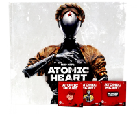 Мир игры Atomic Heart + значки (комплект из 1 книги и 3 значков). Багратуни Р., Ромашков А., Вышегородский В.
