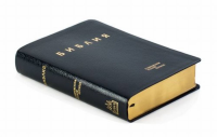 Библия в современном русском пер (кожа, черно-син)