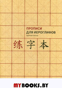 Прописи для китайских иероглифов. А 4. (Крупная клетка)