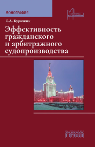 Эффективность гражданского и арбитражного судопроизводства: монография. Курочкин С.А.