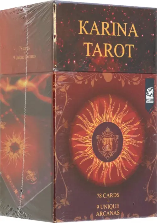 Karina Tarot, 78 cards + 9 unique Arcanas.