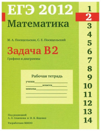 ЕГЭ 2012. Математика. Задача B2. Графики и диаграммы. Рабочая тетрадь. Посицельская М.А., Посицельский С.Э.(ред.А.Л.Семенова, И.В.Ященко)