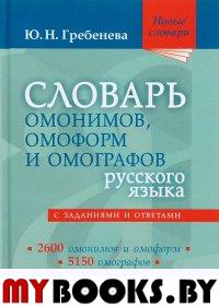 Словарь омонимов, омоформ и омографов русского языка