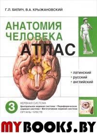 Билич Г.,Крыжан Анатомия человека. Атлас. Т. 3.  В 3х томах