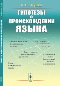 Гипотезы о происхождении языка. Якушин Б.В.