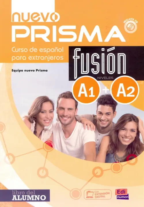 Nuevo Prisma Fusion. Niveles A1+A2. Libro del alumno (+CD).