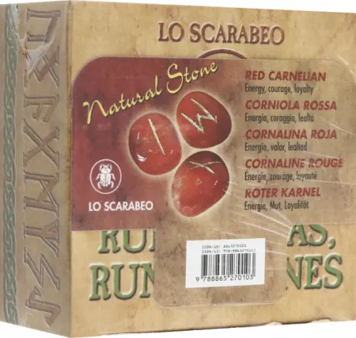 Руны из красного карнелиана.